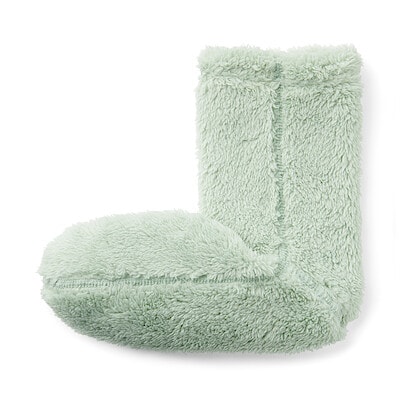 婦人　足なり直角　再生ポリエステル　ボアフリース　ルームソックス