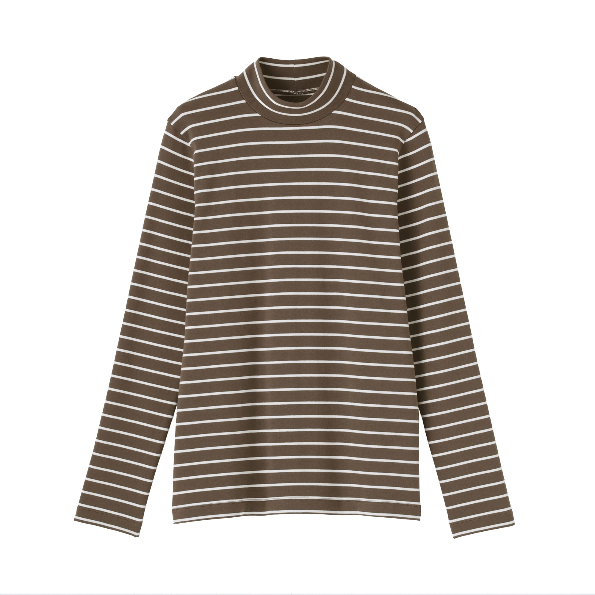 婦人　起毛フライス編みハイネック長袖Ｔシャツ