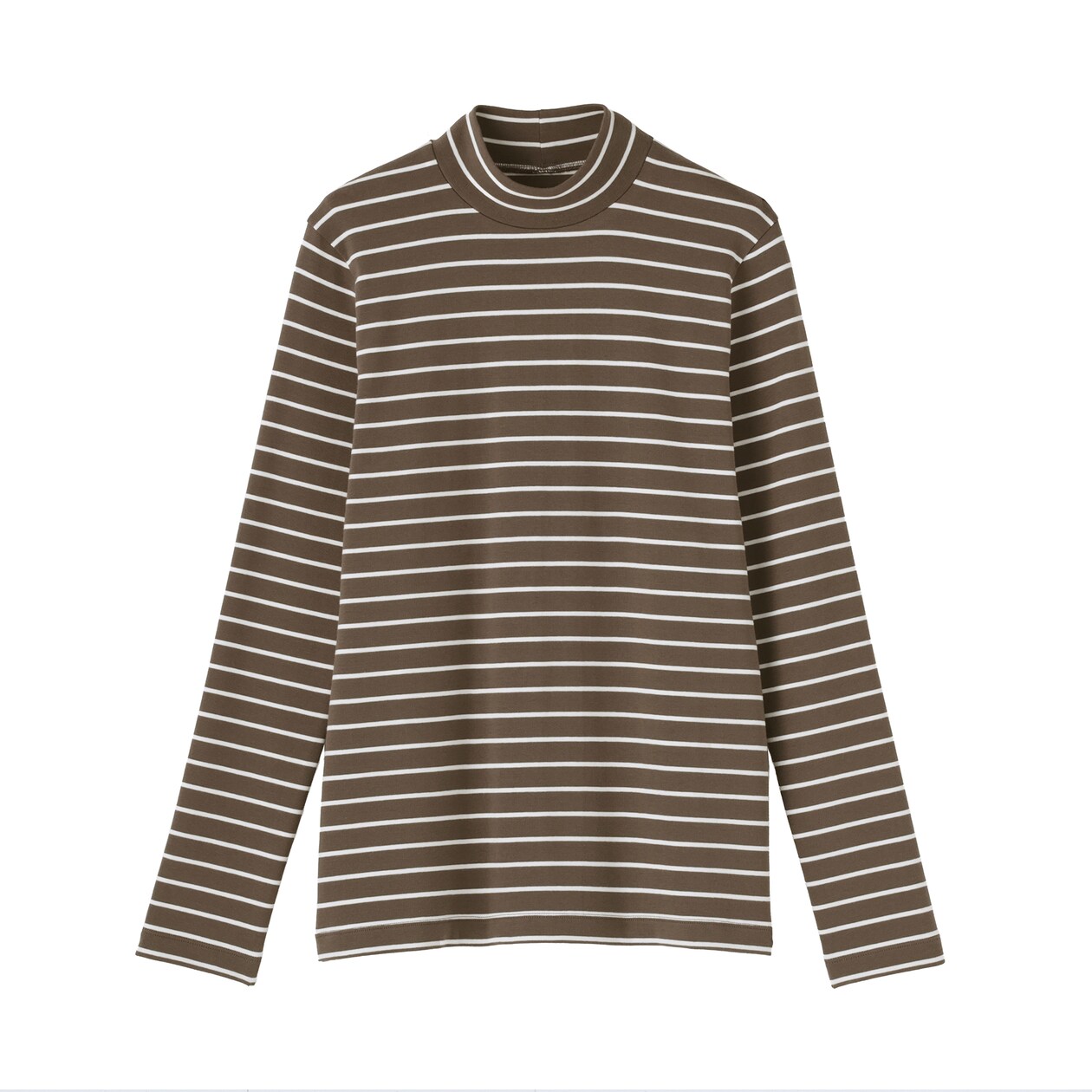 婦人　起毛フライス編みハイネック長袖Ｔシャツ