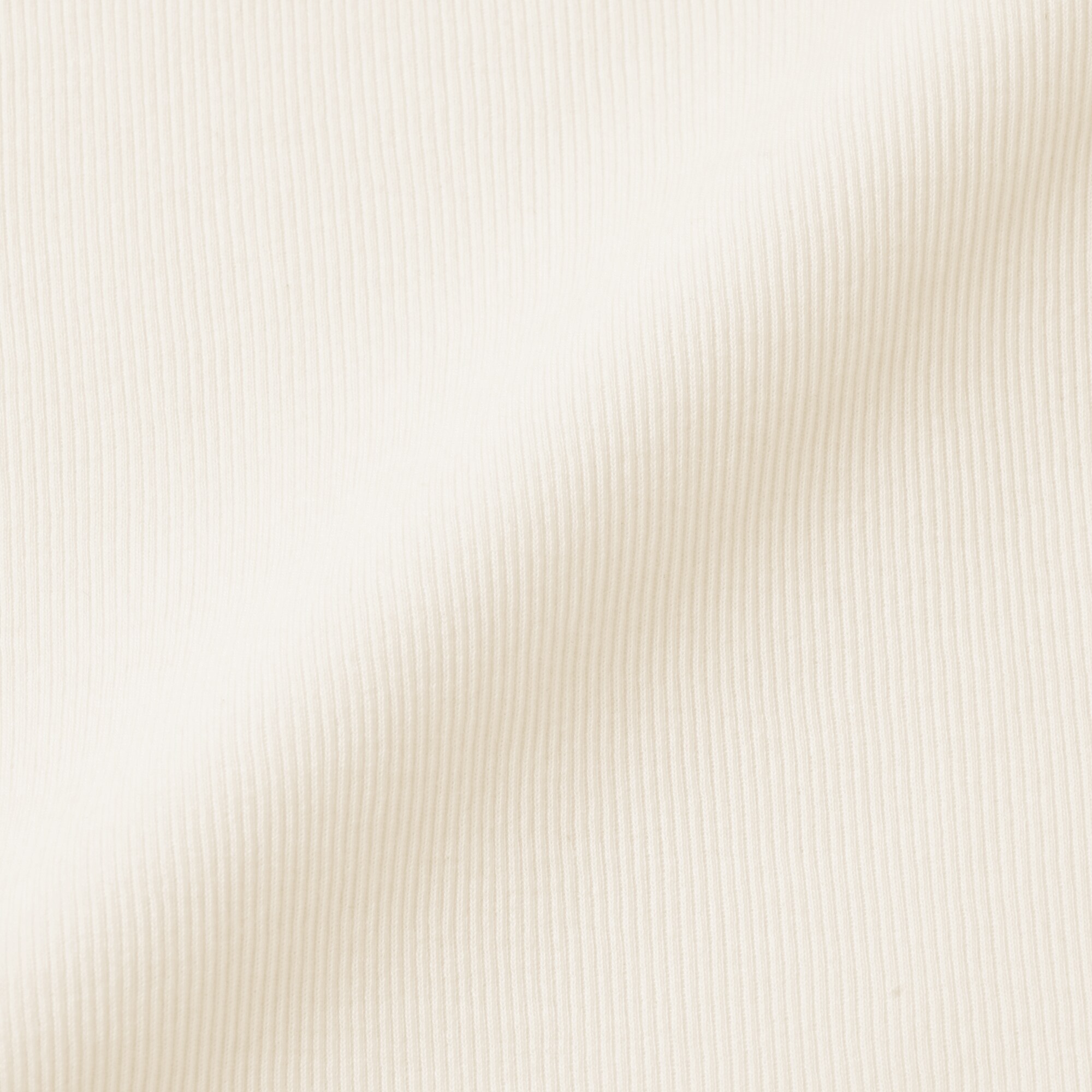 婦人　コットンカシミヤリブクルーネックＴシャツ