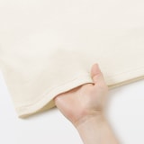 婦人　コットンカシミヤリブクルーネックＴシャツ