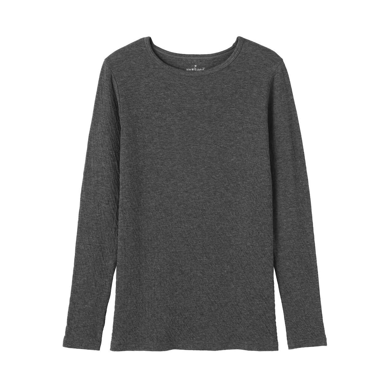 婦人　コットンカシミヤクルーネックＴシャツ