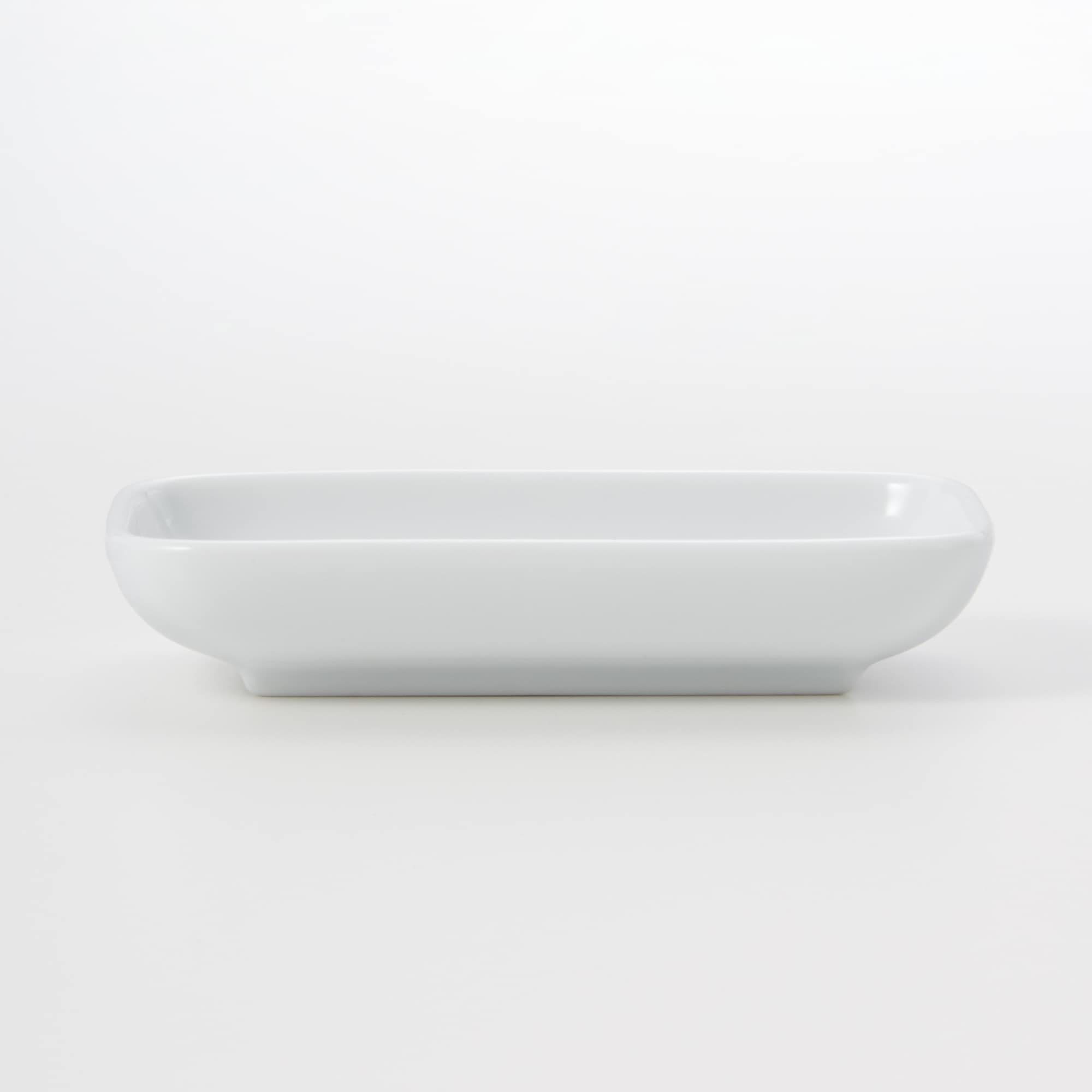 白磁長角皿・小