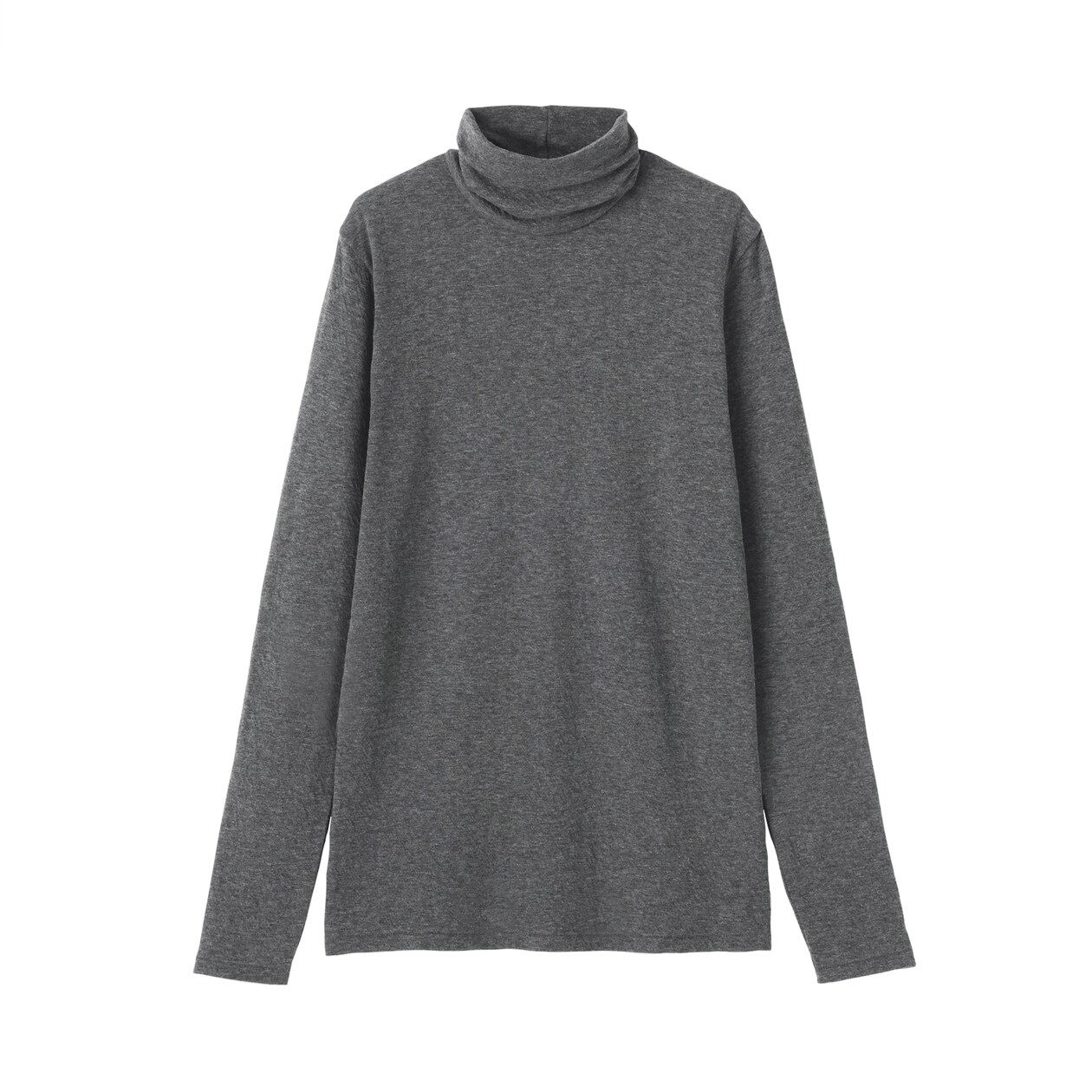 婦人　コットンカシミヤタートルネックＴシャツ