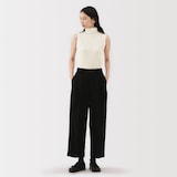 婦人　コットンカシミヤタートルネックノースリーブＴシャツ