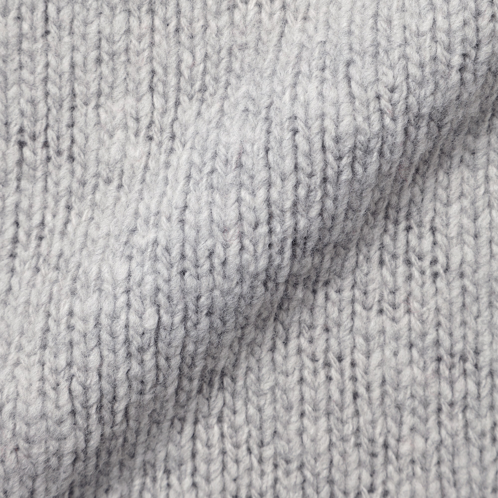 紳士　メリノウールローゲージクルーネックセーター