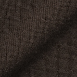 婦人　自然のまんまの色　ヤク畦編みクルーネックセーター