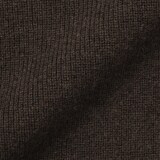 婦人　自然のまんまの色　ヤク畦編みクルーネックセーター