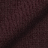 婦人　自然の色を生かして染色した　ヤク畦編みクルーネックセーター