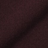 婦人　自然の色を生かして染色した　ヤク畦編みクルーネックセーター