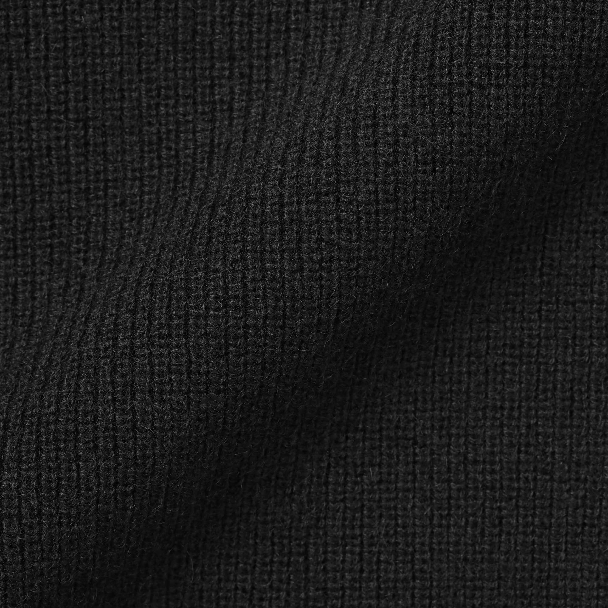 紳士　自然の色を生かして染色した　ヤク畦編みクルーネックセーター