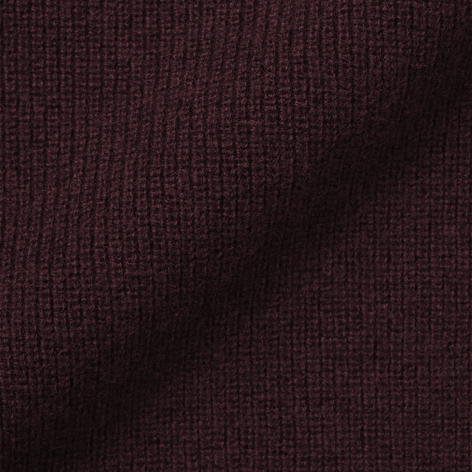 紳士 自然の色を生かして染色した ヤク畦編みクルーネックセーター