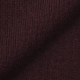 紳士　自然の色を生かして染色した　ヤク畦編みクルーネックセーター