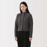 婦人　メリノウールローゲージショートカーディガン