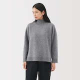 婦人　ヤク混タートルネックセーター