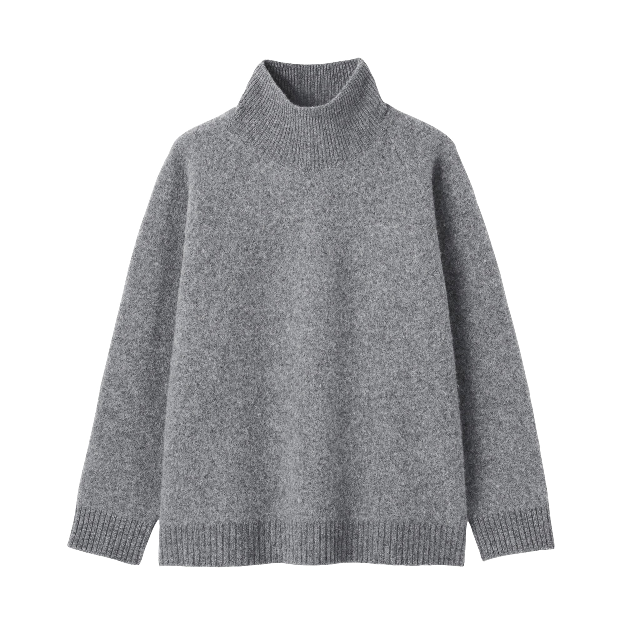 婦人　ヤク混タートルネックセーター