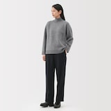 婦人　ヤク混タートルネックセーター