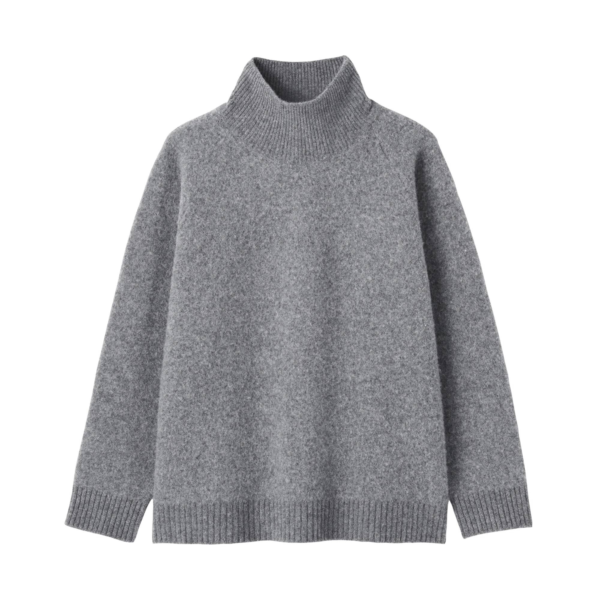 婦人　ヤク混タートルネックセーター