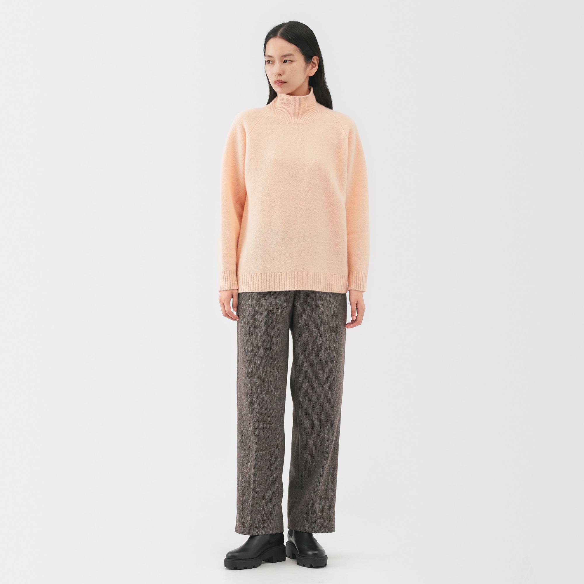 婦人 ヤク混タートルネックセーター | 無印良品