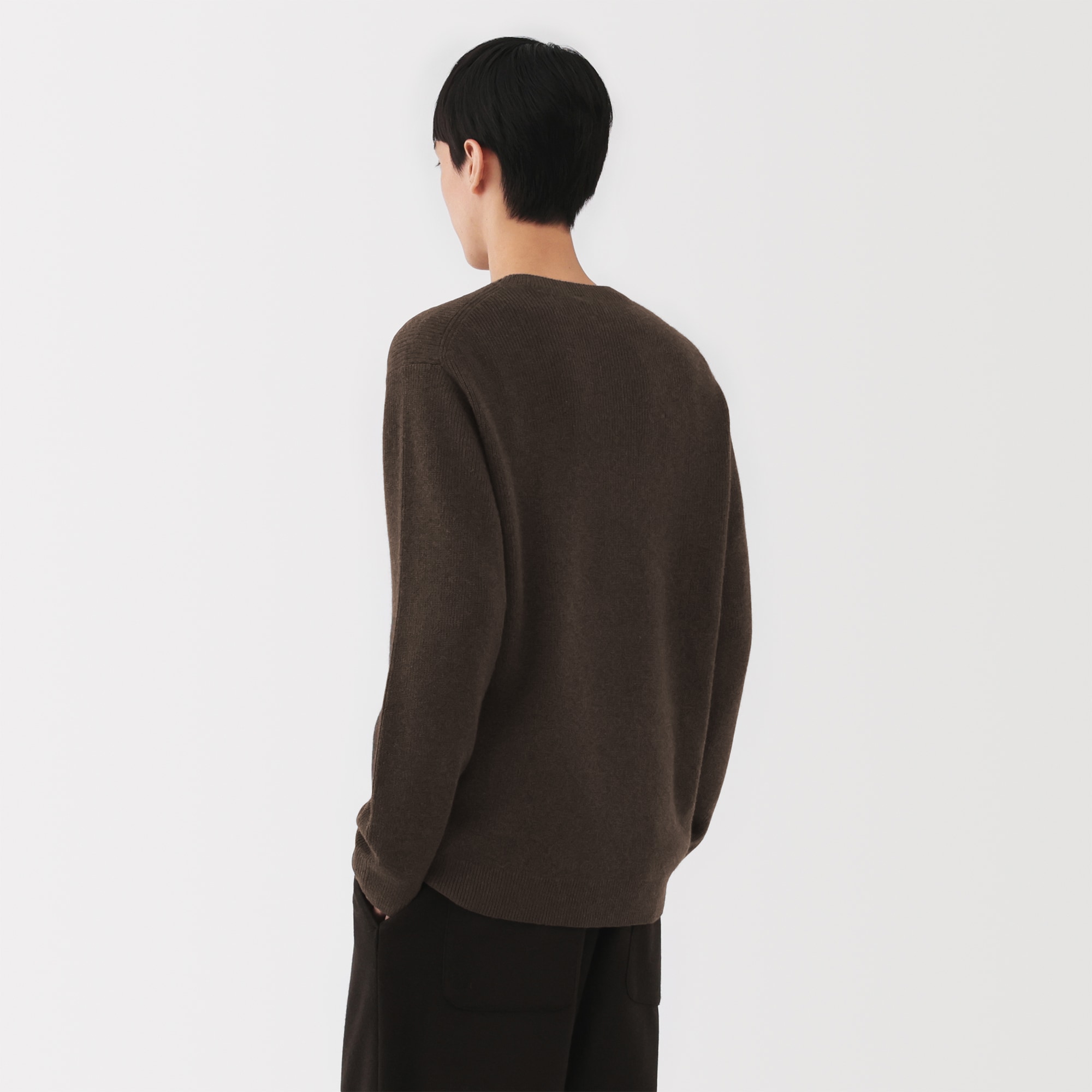 無印/ヤクウール畦編みセーター（ネイビー）ワッフル編みセーター（キャメル）セット アスモ高山】 ふんわりあったか ヤクニットシリーズ｜ 無印良品