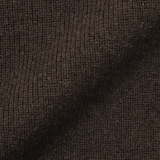 紳士　自然のまんまの色　ヤク畦編みクルーネックセーター