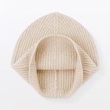 自然のまんまの色　カシミヤニットキャップ