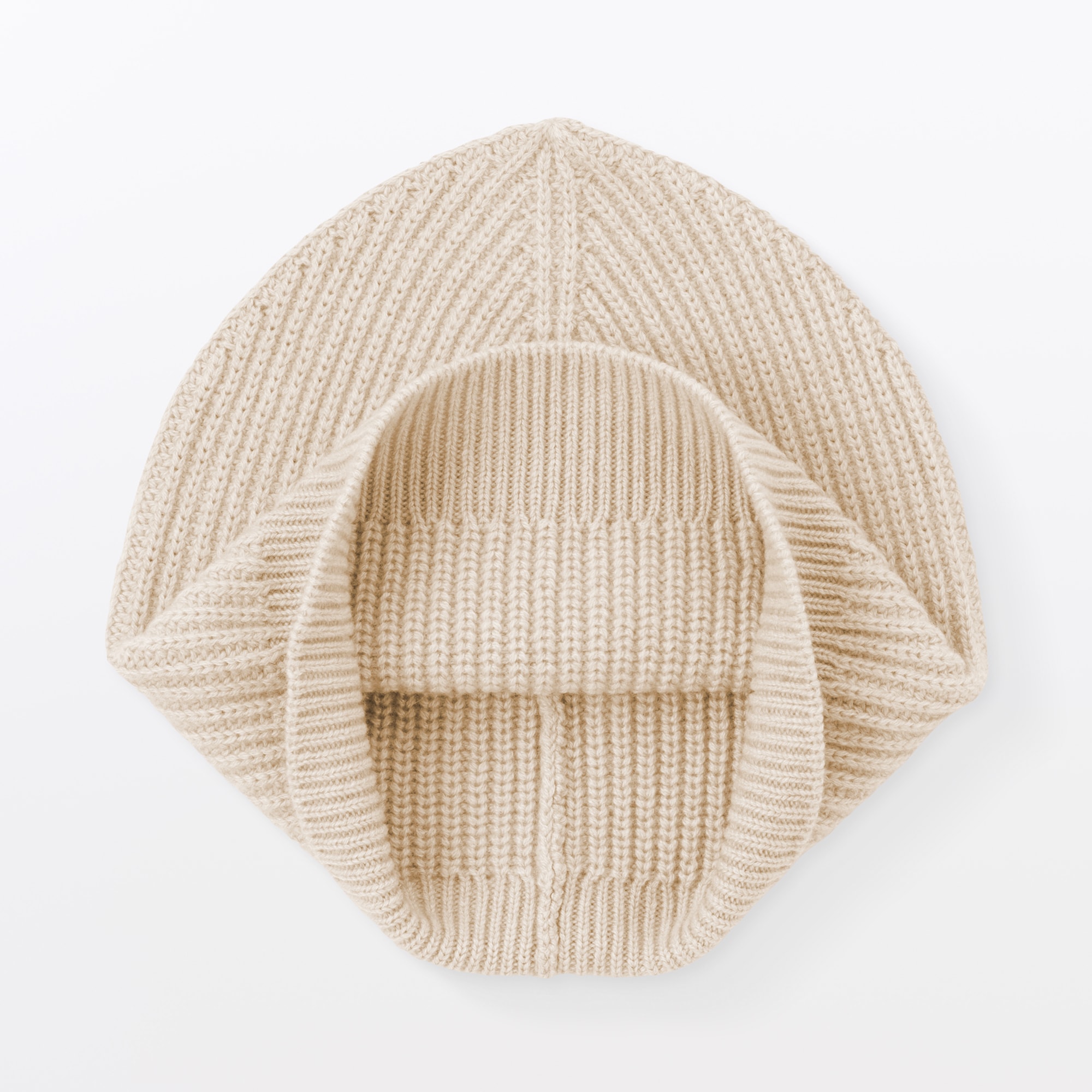 自然のまんまの色　カシミヤニットキャップ