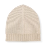 自然のまんまの色　カシミヤニットキャップ