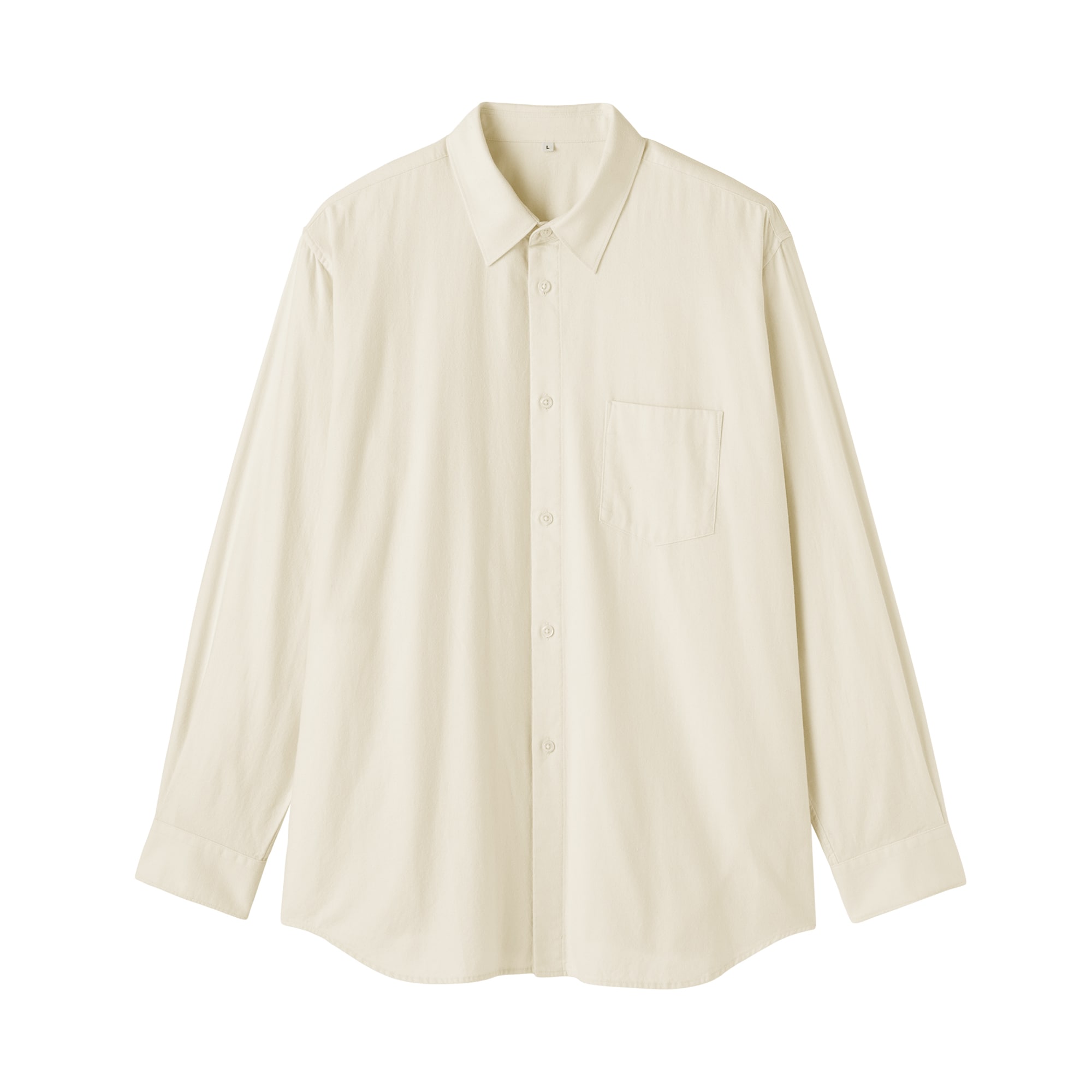 紳士 起毛ヘリンボーンレギュラーカラーシャツ | 無印良品