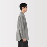 紳士　起毛ヘリンボーンレギュラーカラーシャツ