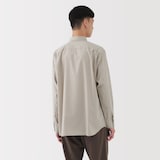 紳士　ポプリンレギュラーカラーシャツ