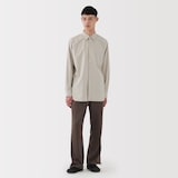 紳士　ポプリンレギュラーカラーシャツ