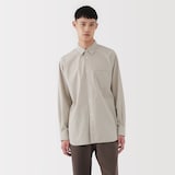 紳士　ポプリンレギュラーカラーシャツ