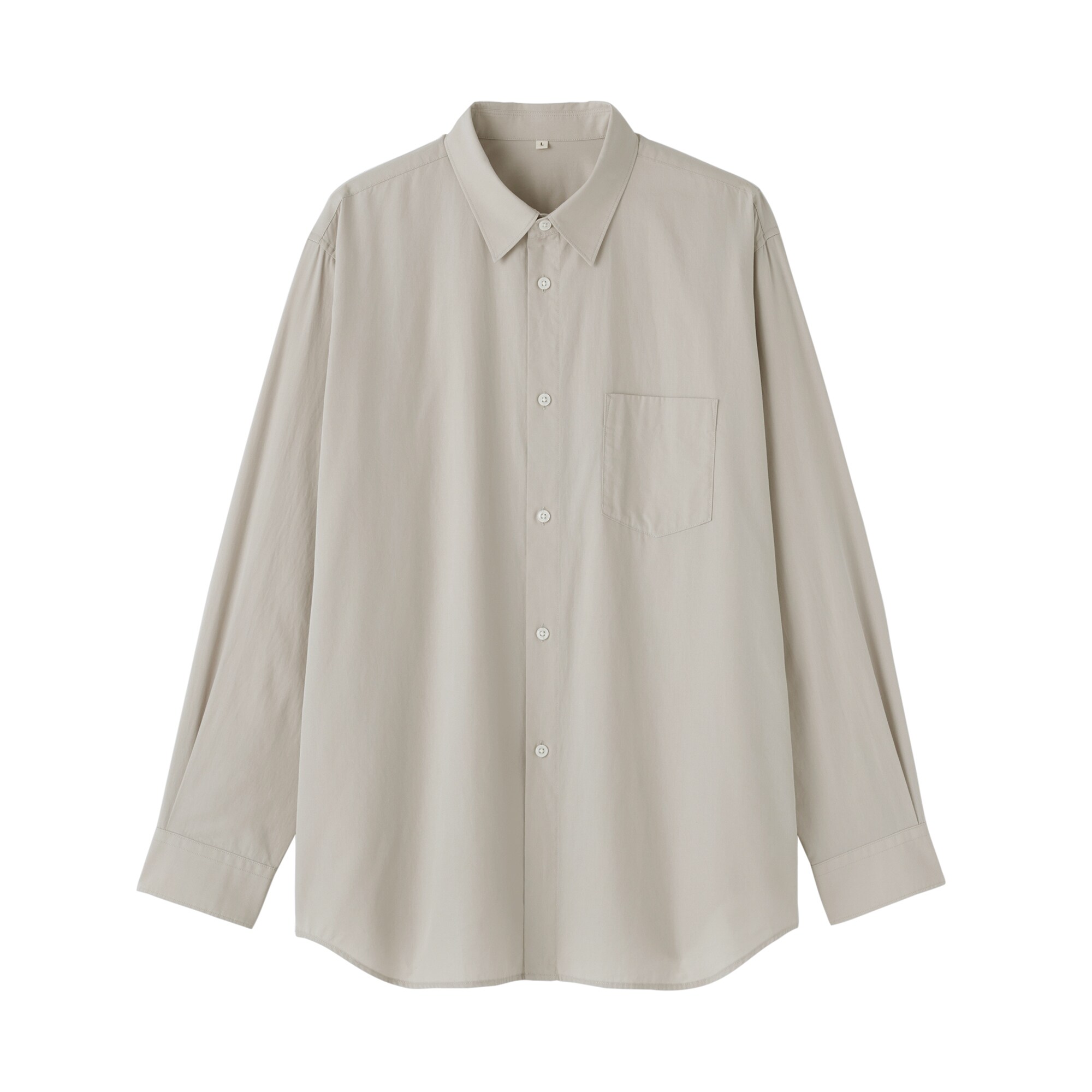 紳士　ポプリンレギュラーカラーシャツ