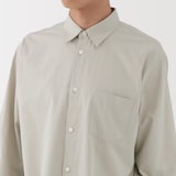 紳士　ポプリンレギュラーカラーシャツ