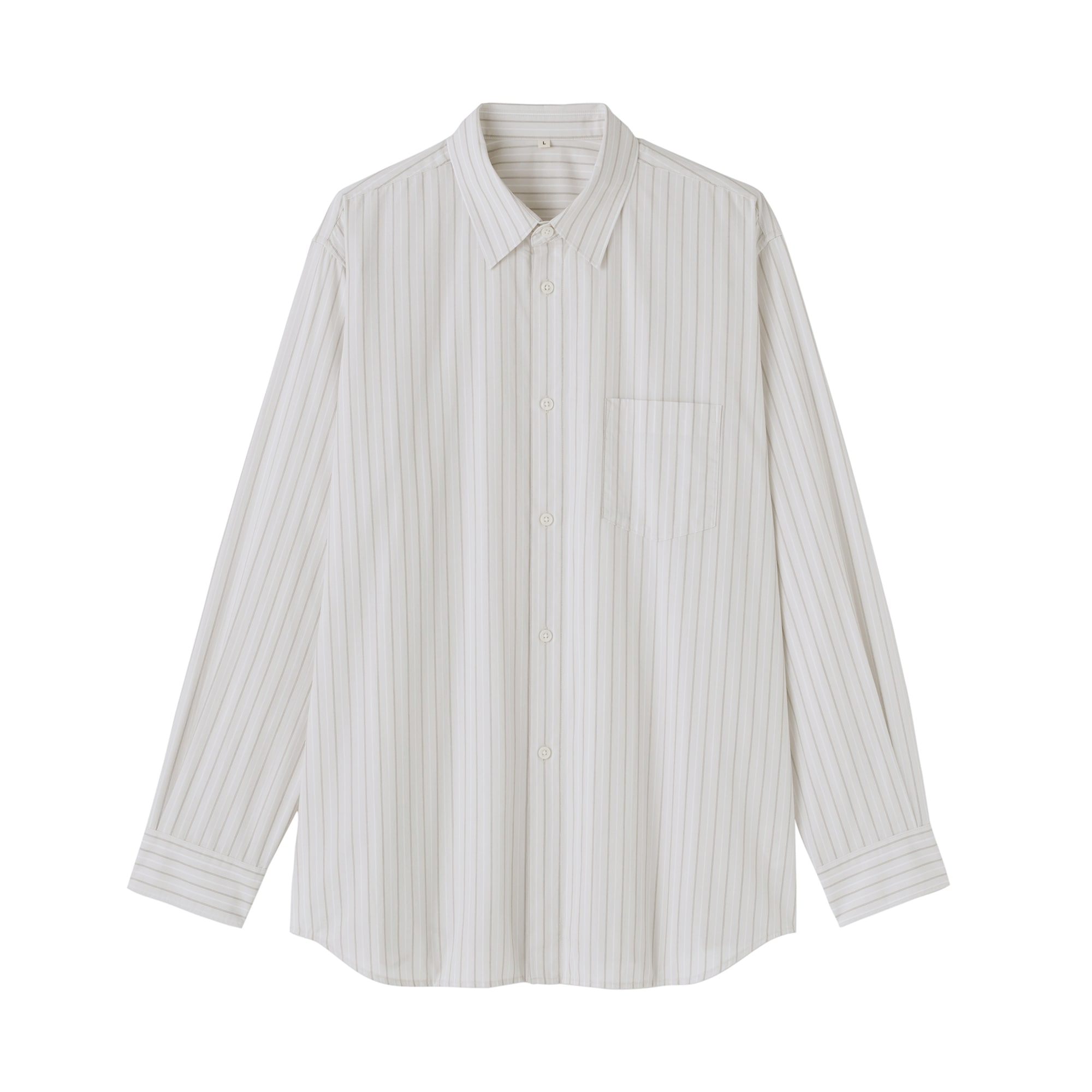 紳士　ポプリンレギュラーカラーシャツ