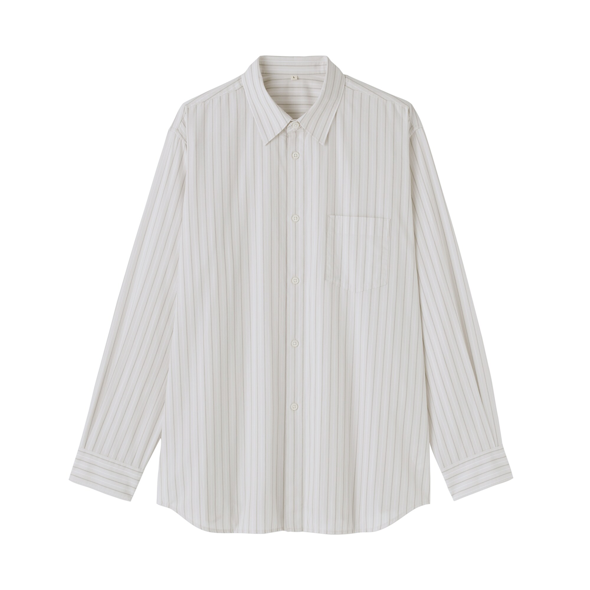 紳士　ポプリンレギュラーカラーシャツ