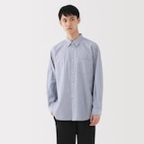 紳士　ポプリンレギュラーカラーシャツ