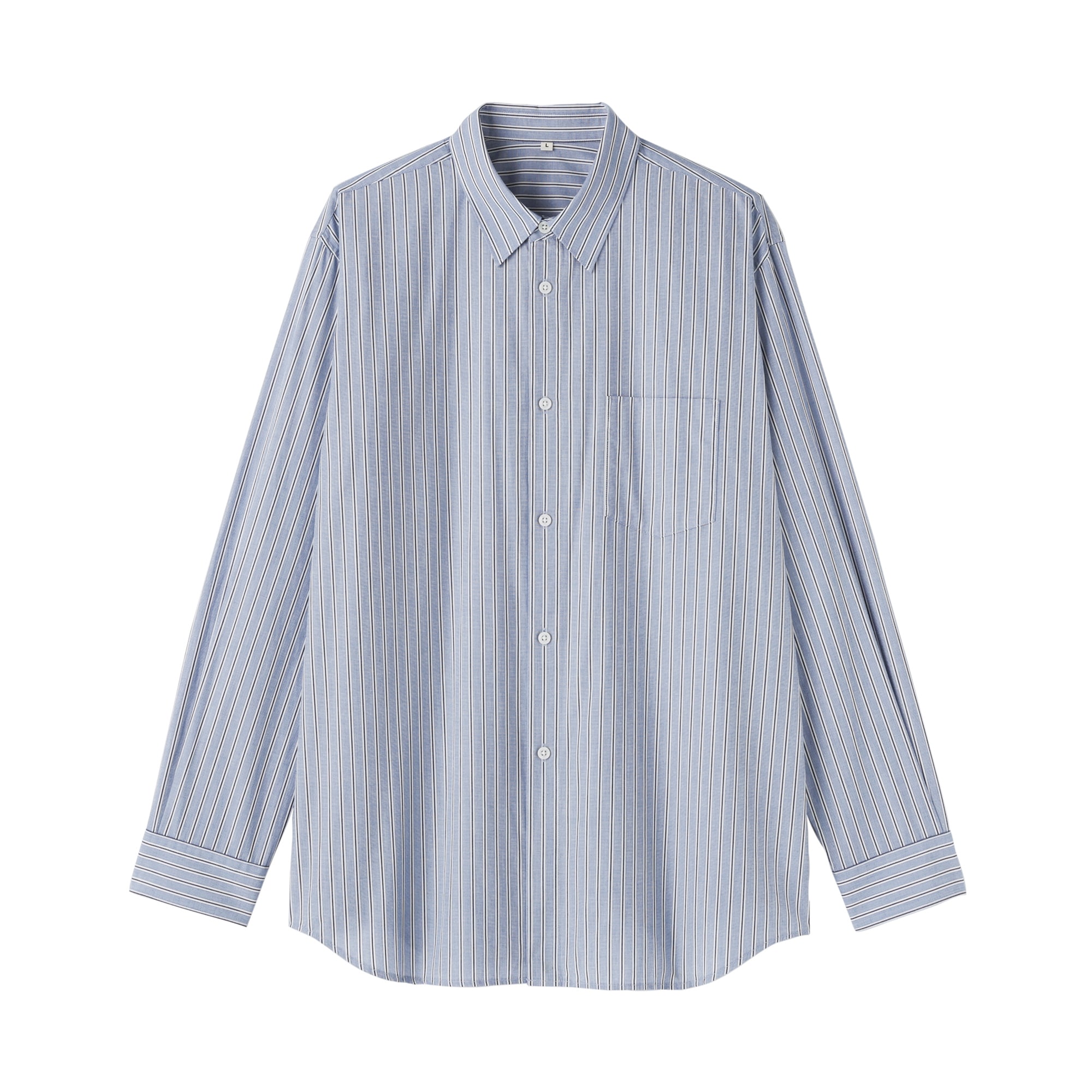 紳士　ポプリンレギュラーカラーシャツ