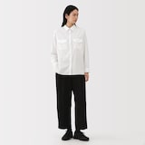 婦人　ポプリンレギュラーカラーシャツ