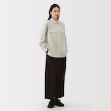 婦人　ポプリンレギュラーカラーシャツ