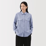 婦人　ポプリンレギュラーカラーシャツ