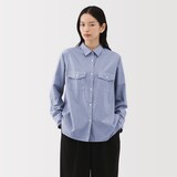 婦人　ポプリンレギュラーカラーシャツ