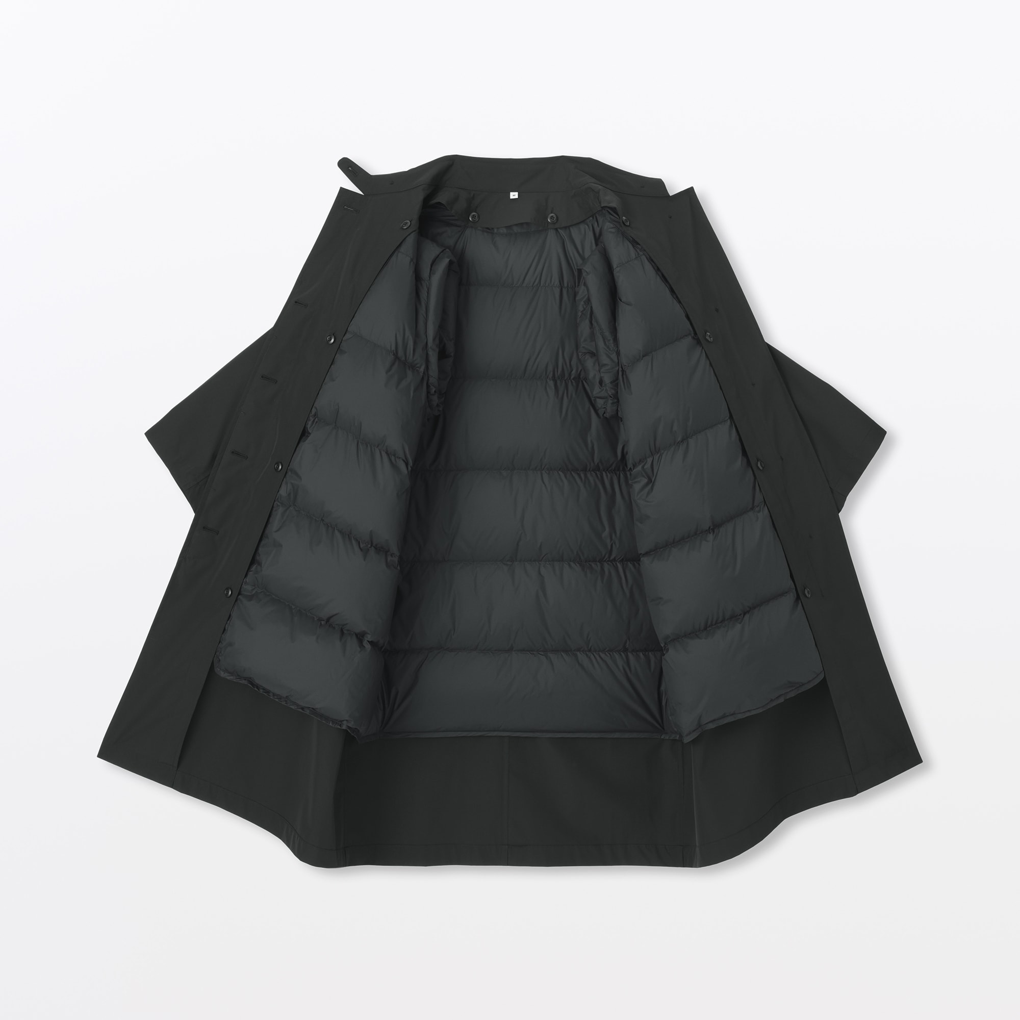 婦人 ダウンライナー付き撥水ステンカラーコート | 無印良品