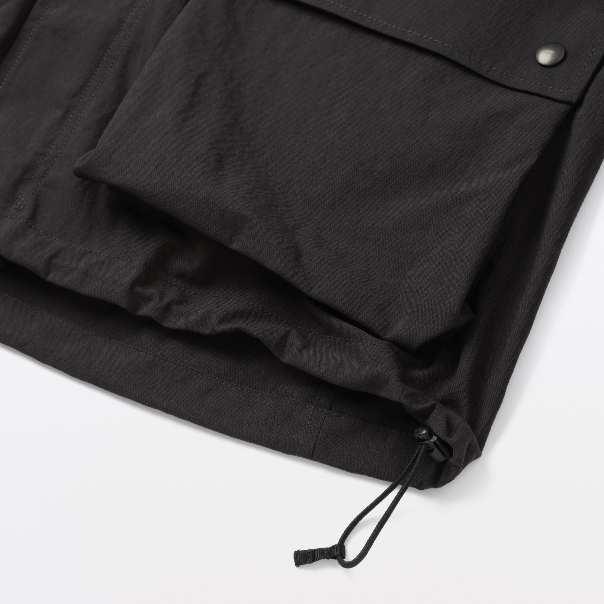 Muji labo 紳士 ナイロンワークブルゾン 黒 L set 紳士 ナイロンワークブルゾン | 無印良品