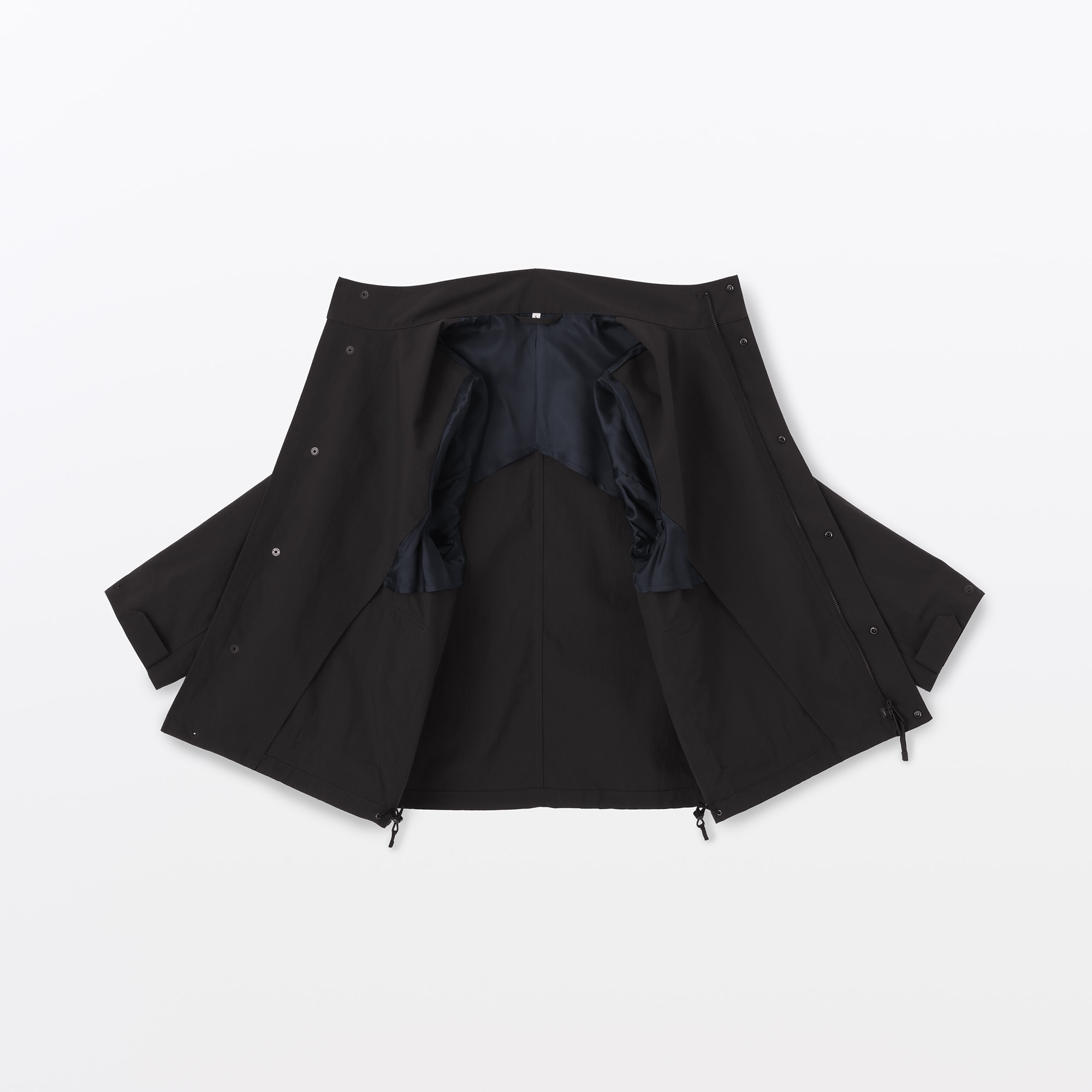 Muji labo 紳士 ナイロンワークブルゾン 黒 L set 紳士 ナイロンワークブルゾン | 無印良品