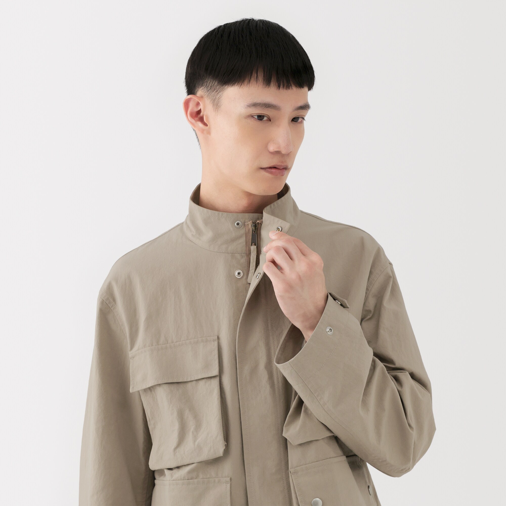 MUJI Labo ナイロンワークブルゾン L 紳士 ナイロンワークブルゾン | 無印良品