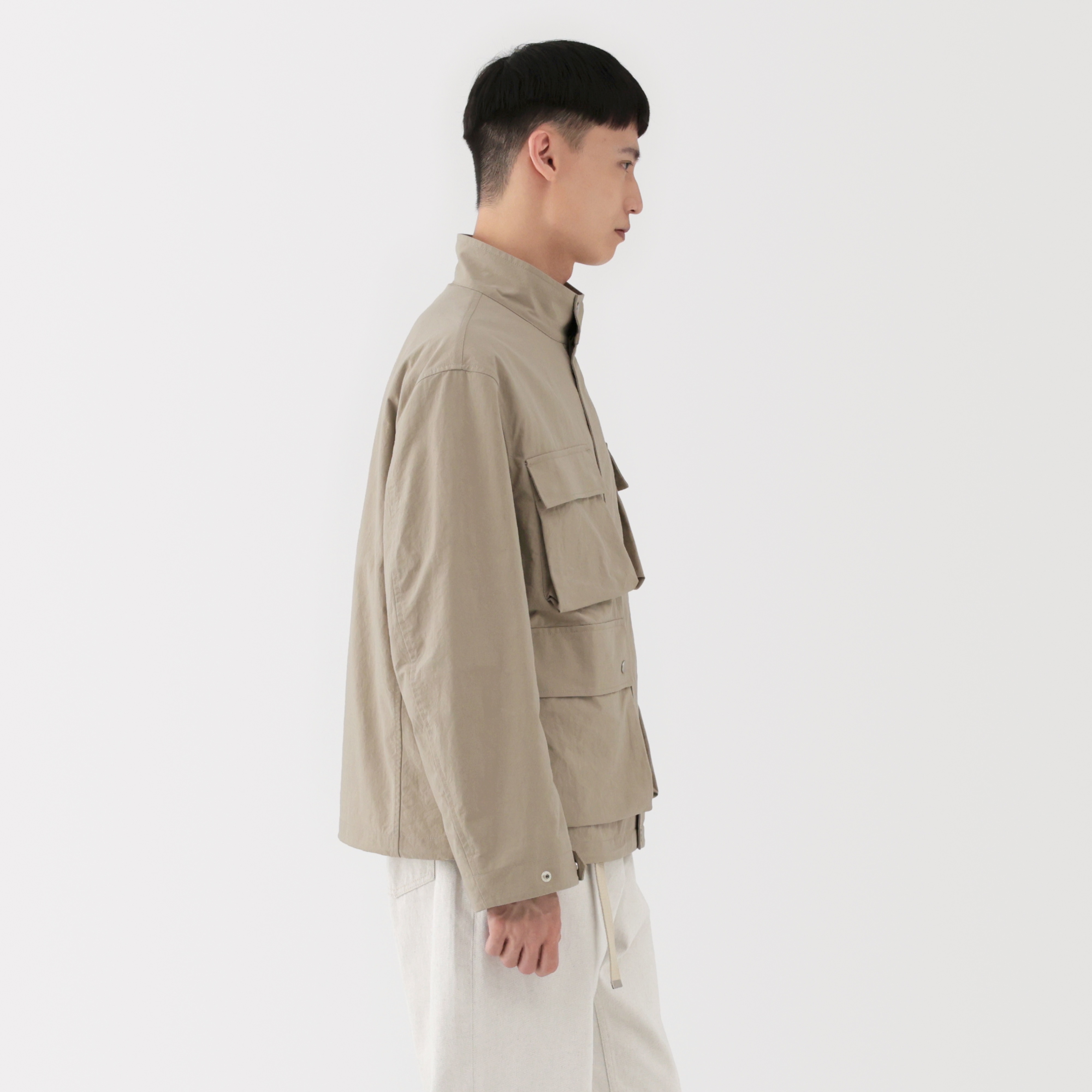 MUJI Labo／無印良品 LABO ワークブルゾン（サンドベージュ) MUJI ファッション Muji labo 紳士 ナイロンワークブルゾン