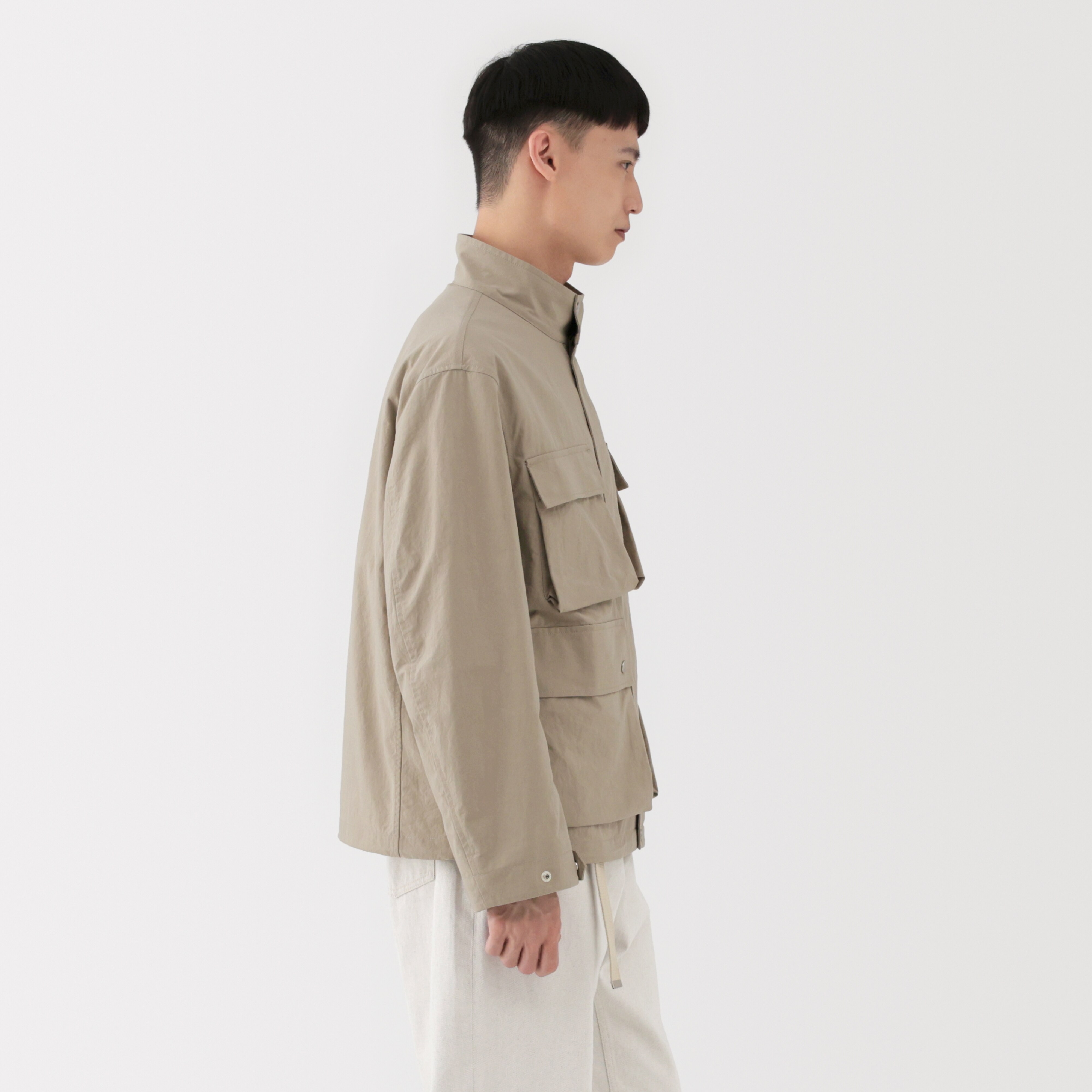 muji labo ナイロンワークブルゾン サンドベージュ XL 無印良品 紳士 ナイロンワークブルゾン | 無印良品