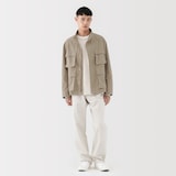 紳士　ナイロンワークブルゾン